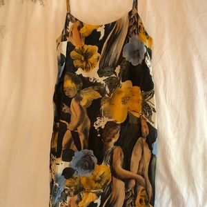 Angel silk slip dress
